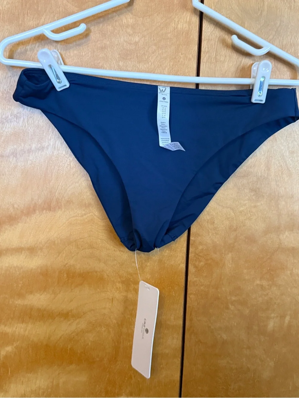 CRZ YOGA Women’s Insignia Blue Bikini Bottom Size Small